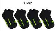 Bonds Mens X-Temp Quarter Crew Socks Dynamic Dual Action Cooling 8 Pack SXX72N