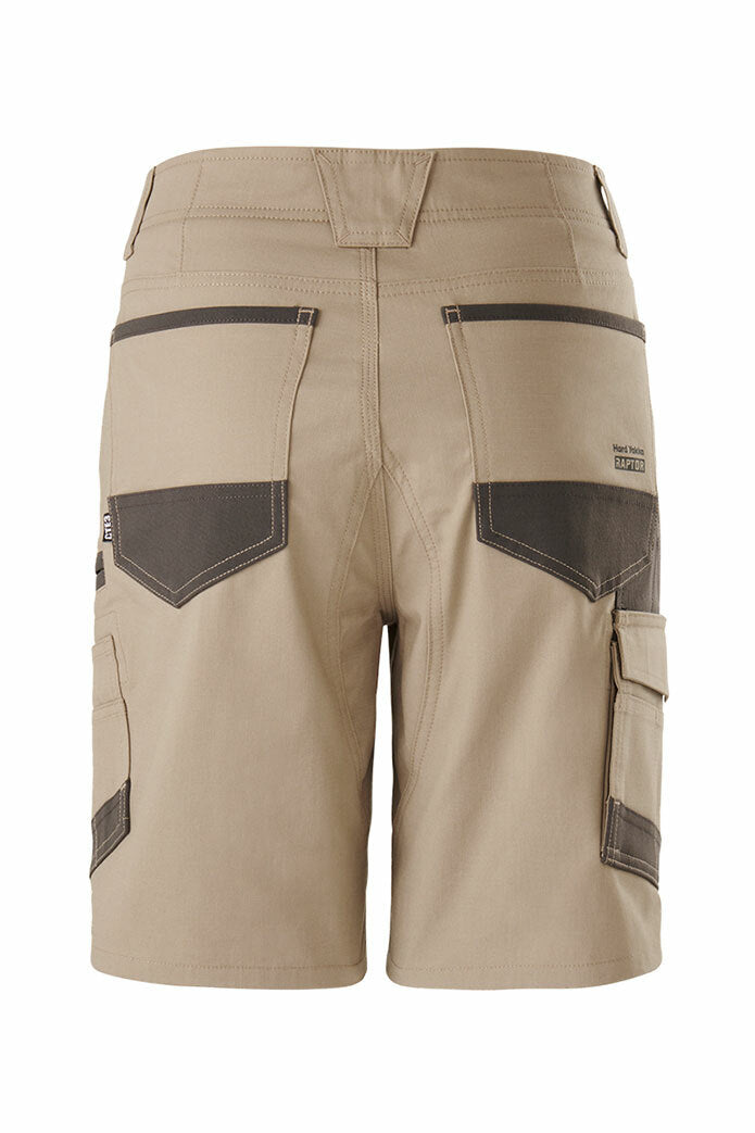 Hard Yakka 2 Pack Raptor Mid Shorts Work Comfortable Cargo Tough Flexible Y08228