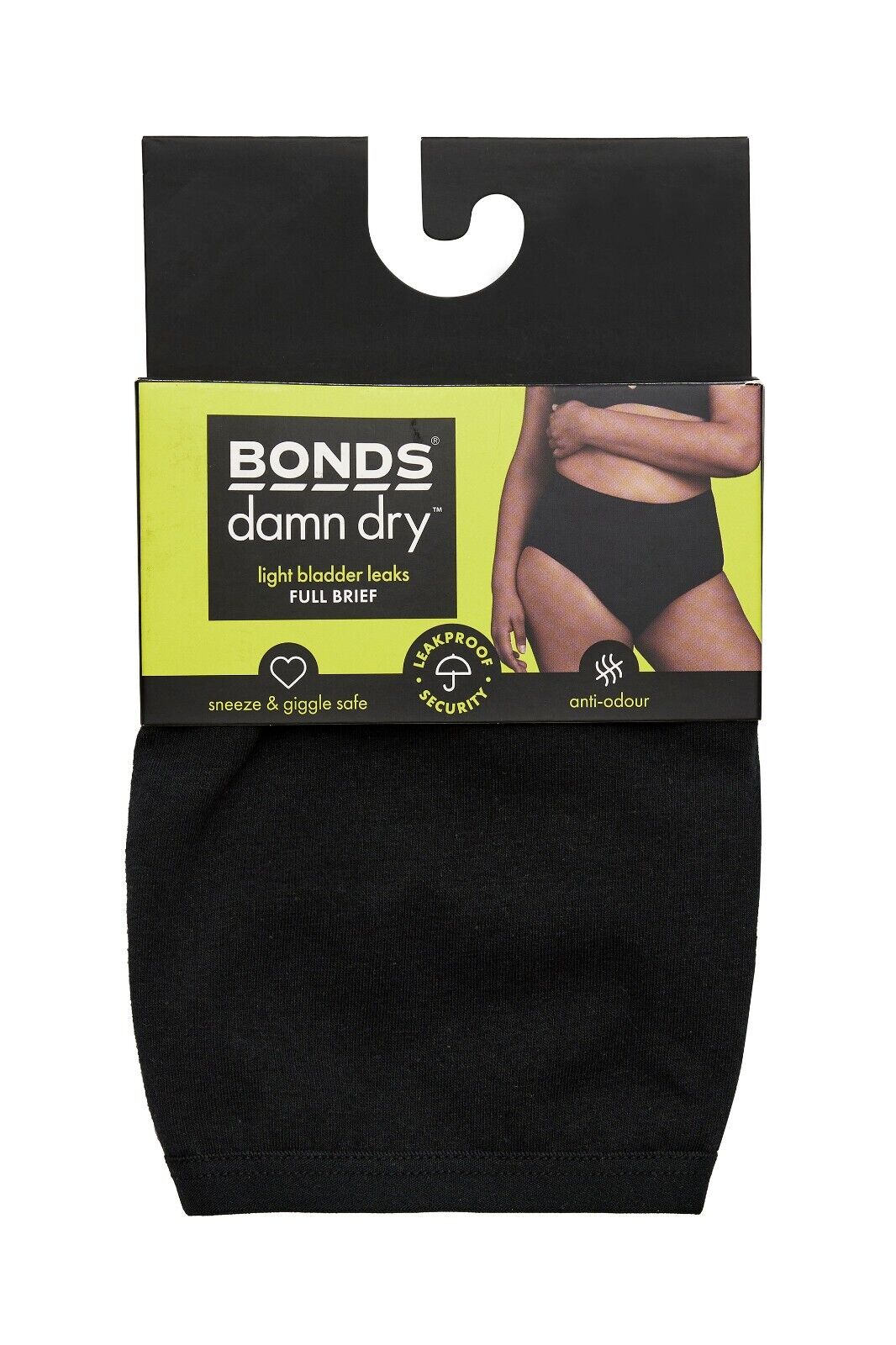 Bonds Womens Damn Dry Full Brief Stay Fresh Soft and Flexible Panty 6 Pack WRR8A