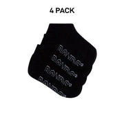 Bonds Kids Logo Light No Show Soft Cotton Breathable Socks 4 Pack RXUU4N