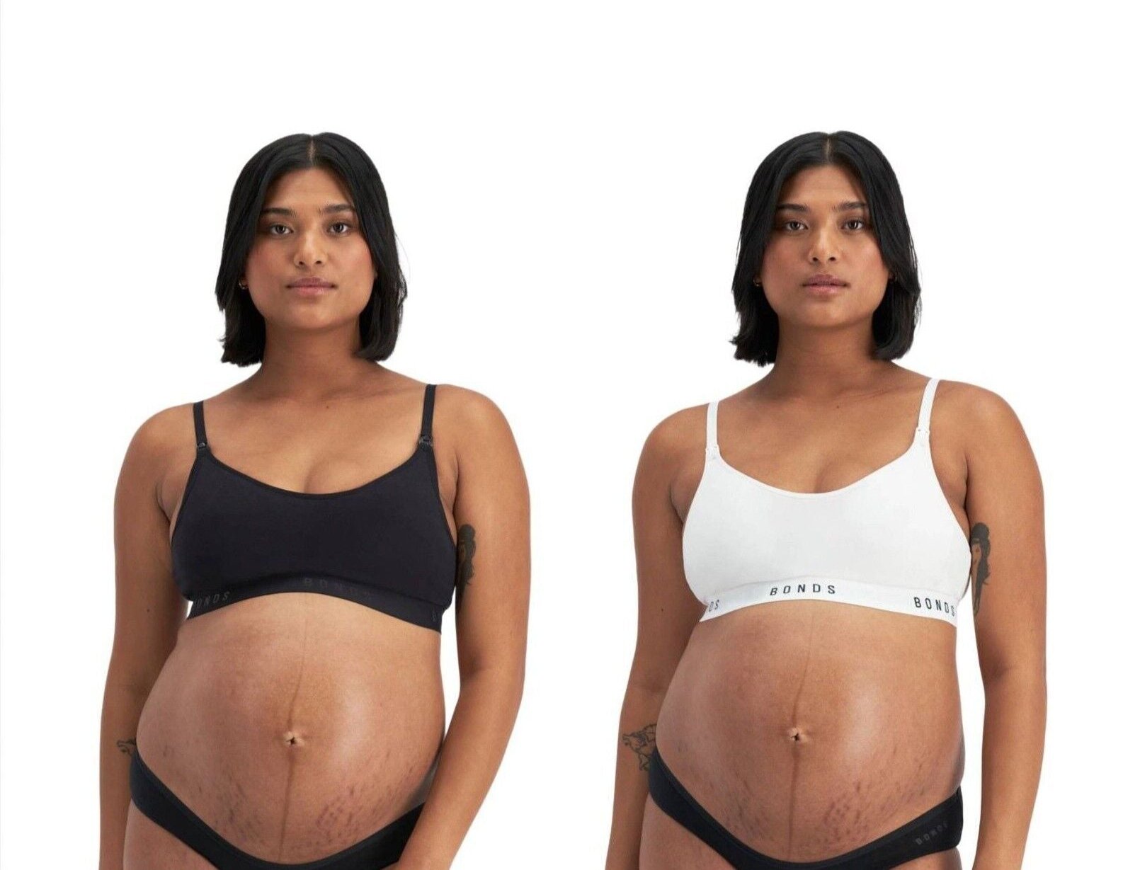 Bonds Womens Damn Dry Milk Leaks Scoop Crop Comfy Easy Feeding Clip YWQL