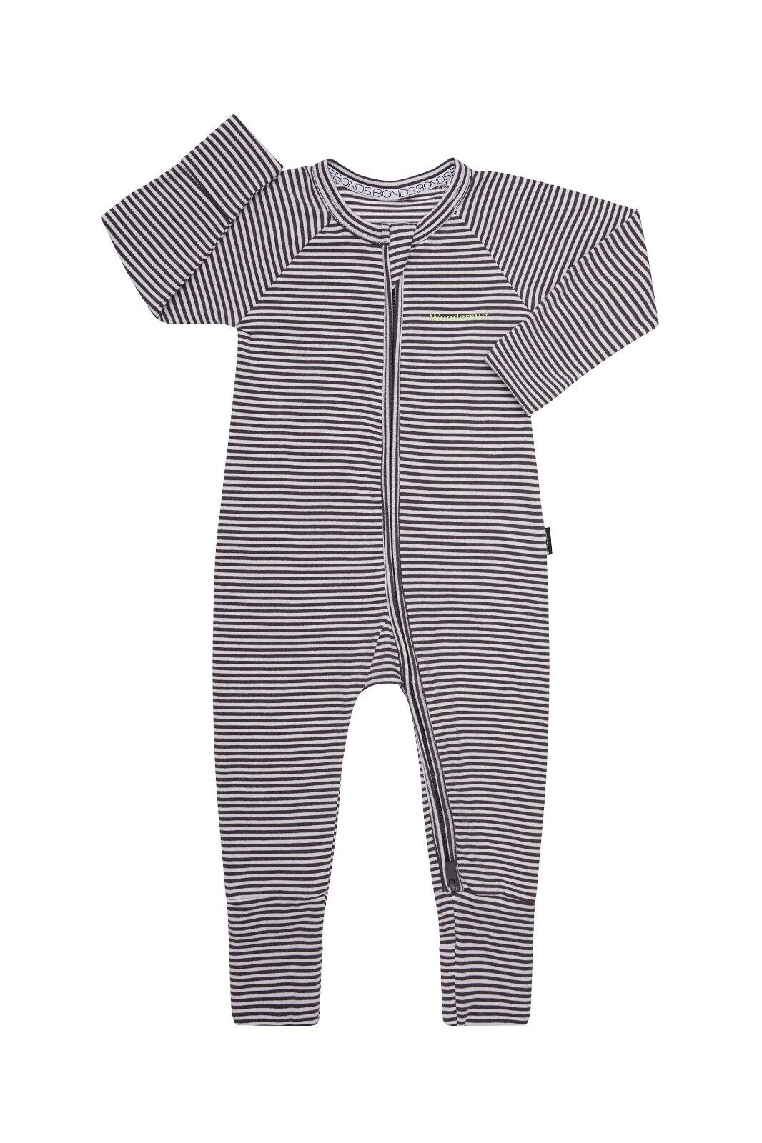 Bonds Baby Wondersuit Two-way Zip Soft Cosy & Stretchable Fabric 3 Pack BZDYM