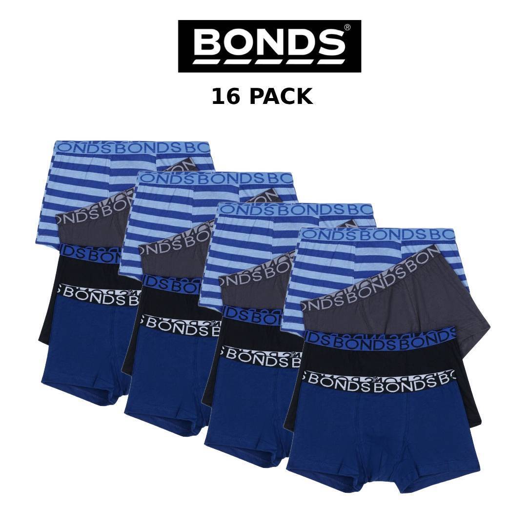 Bonds Boys Trunk Supportive Pouch With Comfy Coverage 16 Pack UWCF4A 20J