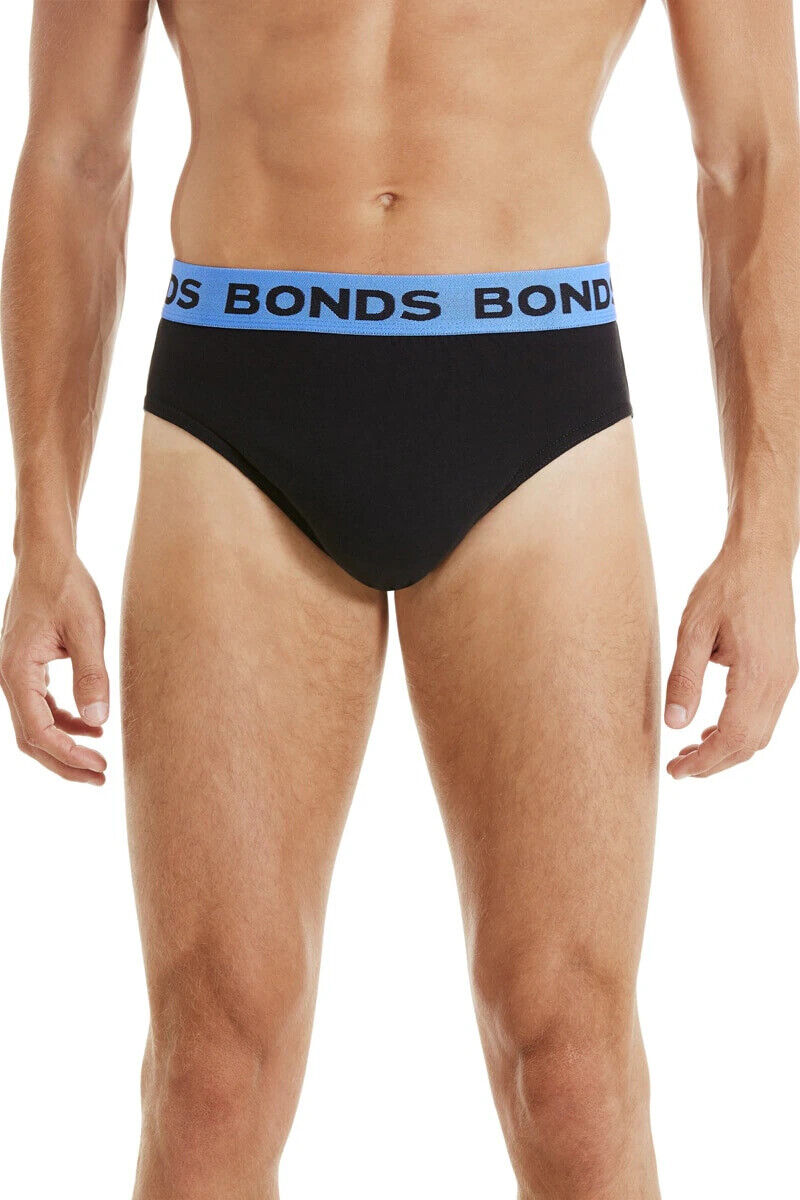 Bonds Mens Hipster Brief Super Soft Branded Elastic Waistband 15 Pack M8DMTX