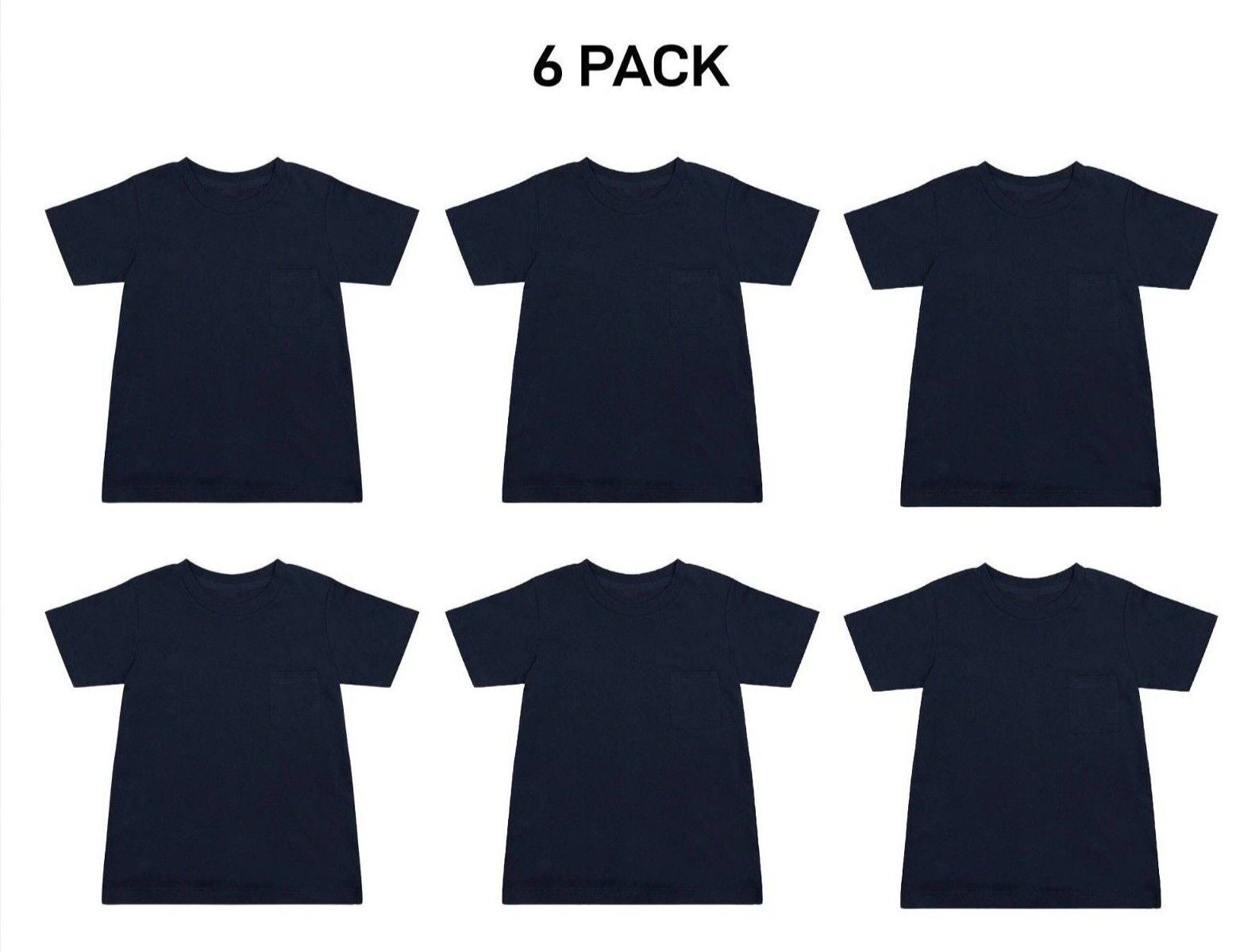 Bonds Kids Next Gen Crew Tee Cotton Shirt Perfect Comfort and Style 6 Pack KVRHK