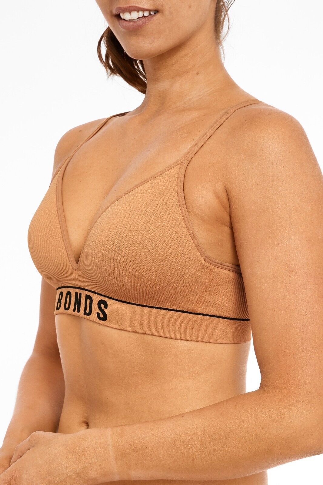 Bonds Womens Retro Rib Wirefree Tee Bra Soft & Supportive Underband YXF7W