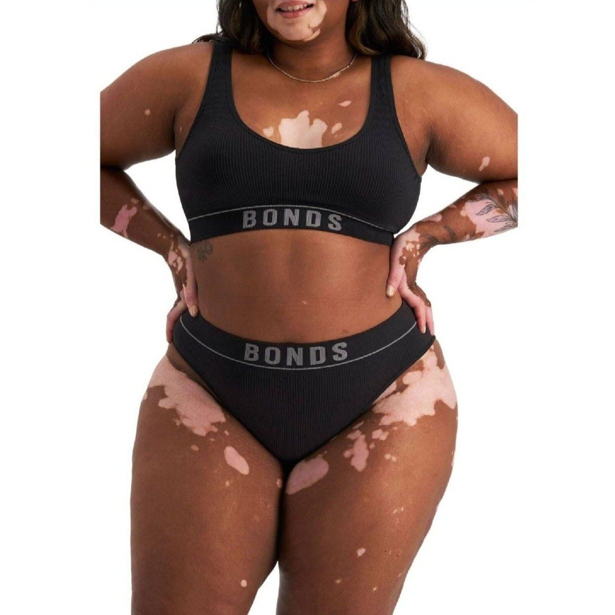 Bonds Womens Retro Rib Seamless Hi Bikini Hi Leg Comfy Smooth Stretchy WU8GT