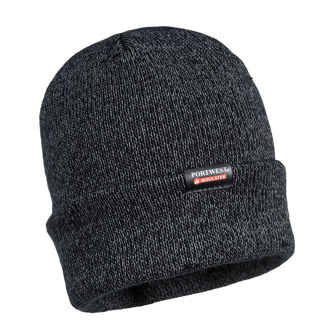 Portwest Reflective Knit Cap 2 Packs Insulatex Lined Acrylic Warmth Beanie B026
