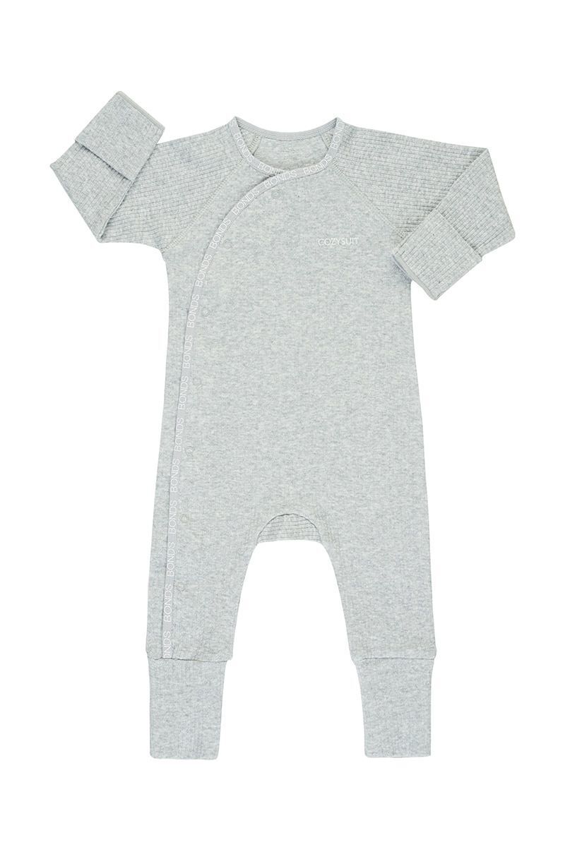 Bonds Baby Pointelle Cozysuit Branded Elastic Trim Aussie Cotton BXGGA