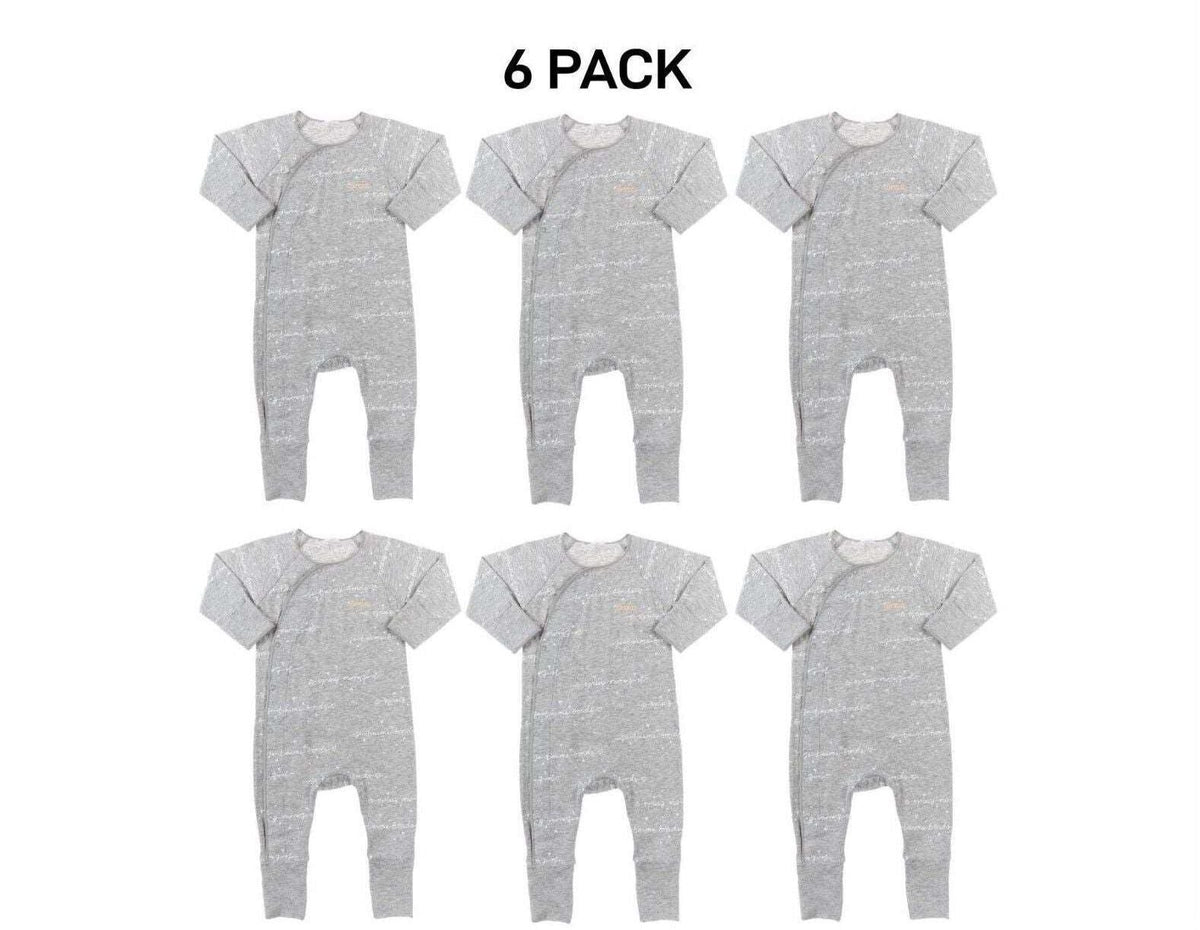 Bonds Baby Newbies Coverall Super Soft Cozysuit & Stretchable Fabic 6 Pack BXQBA