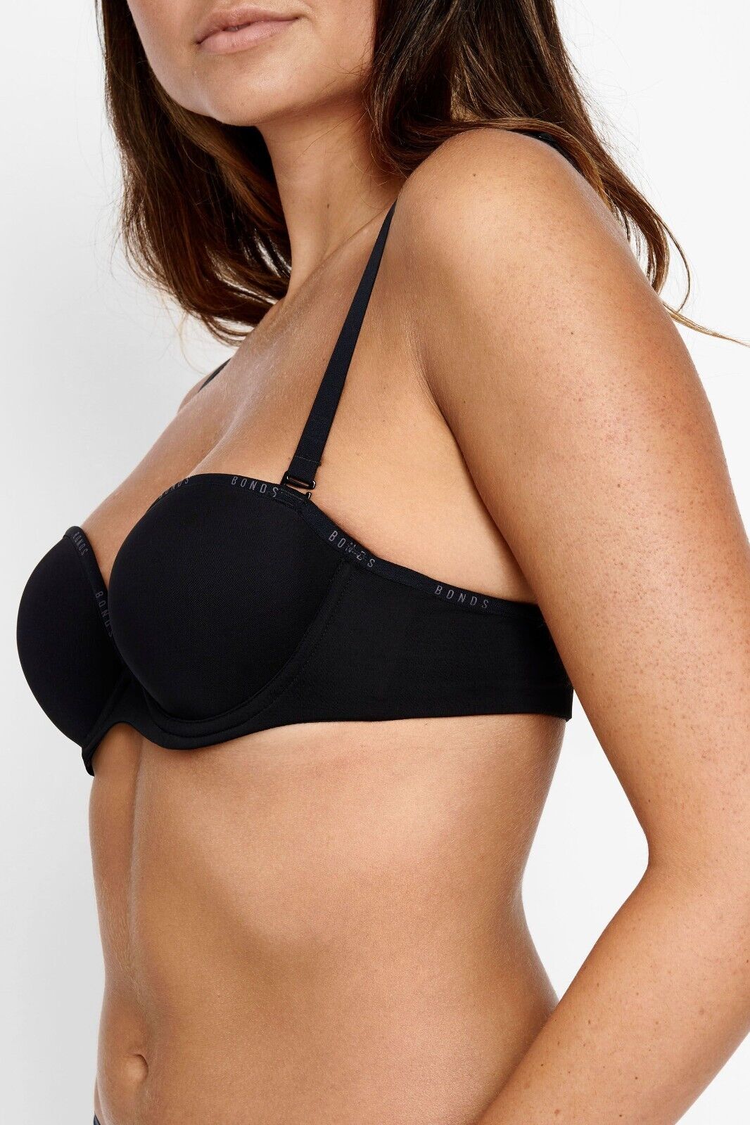 Bonds Womens Invisi Strapless Full Busted Bra Comfort Soft Silicon 3 Pack YXC3Y