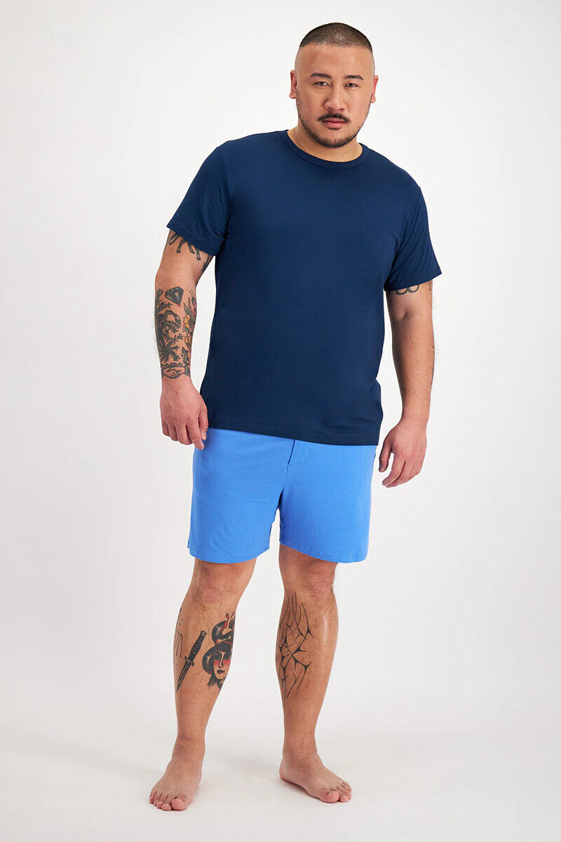 Bonds Mens Sleep Viscose Bamboo Tee Shirt Relaxed Comfortable Fit 3 Pack MW9V