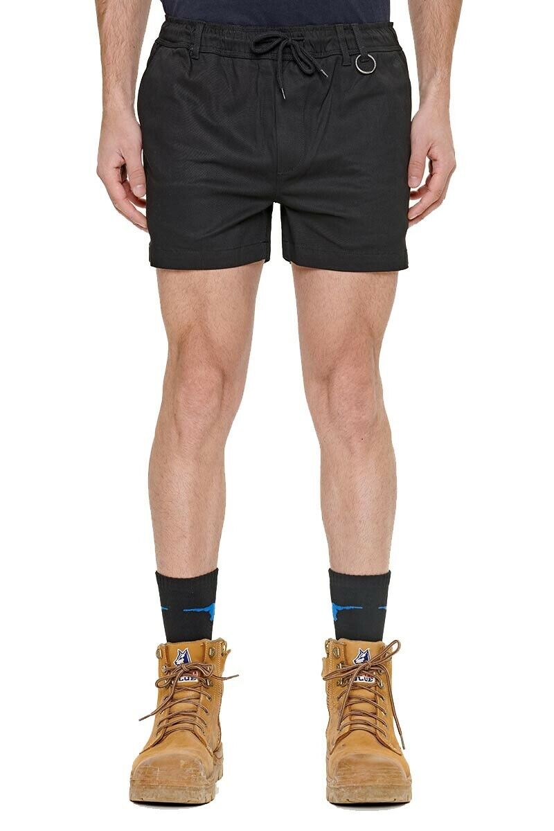 Elwood 2 Pack Elastic Basic Short Summer Stretch Comfortable Workwear EWD206-Collins Clothing Co