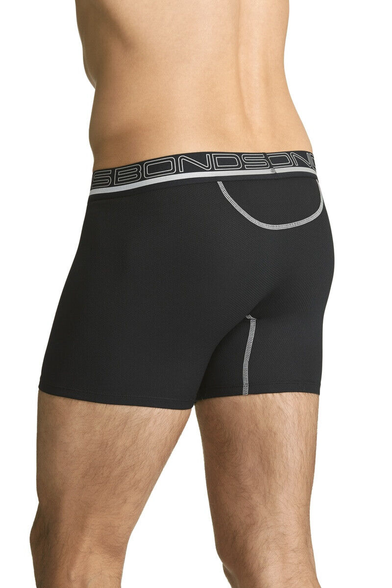 Bonds Mens Active Mid Trunk Super Breathable Reflective Waistband MZEUA