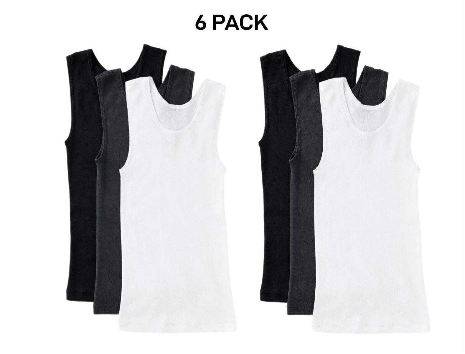 Bonds Boys New Chesty Vest Cotton Singlet Soft Comfort Cotton 6 Pack UYG33A