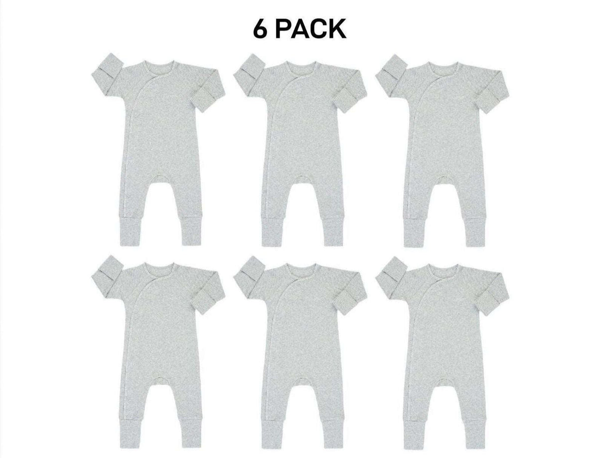 Bonds Baby Pointelle Cozysuit Branded Elastic Trim Aussie Cotton 6 Pack BXGGA