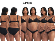 Bonds Womens Damn Dry Maternity Bikini Dipped Waist Soft & Flexible 6 Pack WRFT