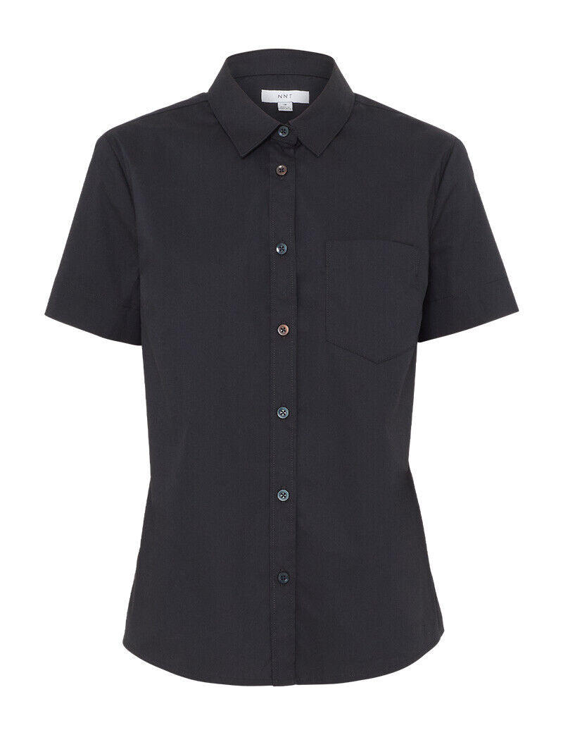 SALE NNT Women Avignon Short Sleeve Slim Comfortable Business Shirt CATUK8