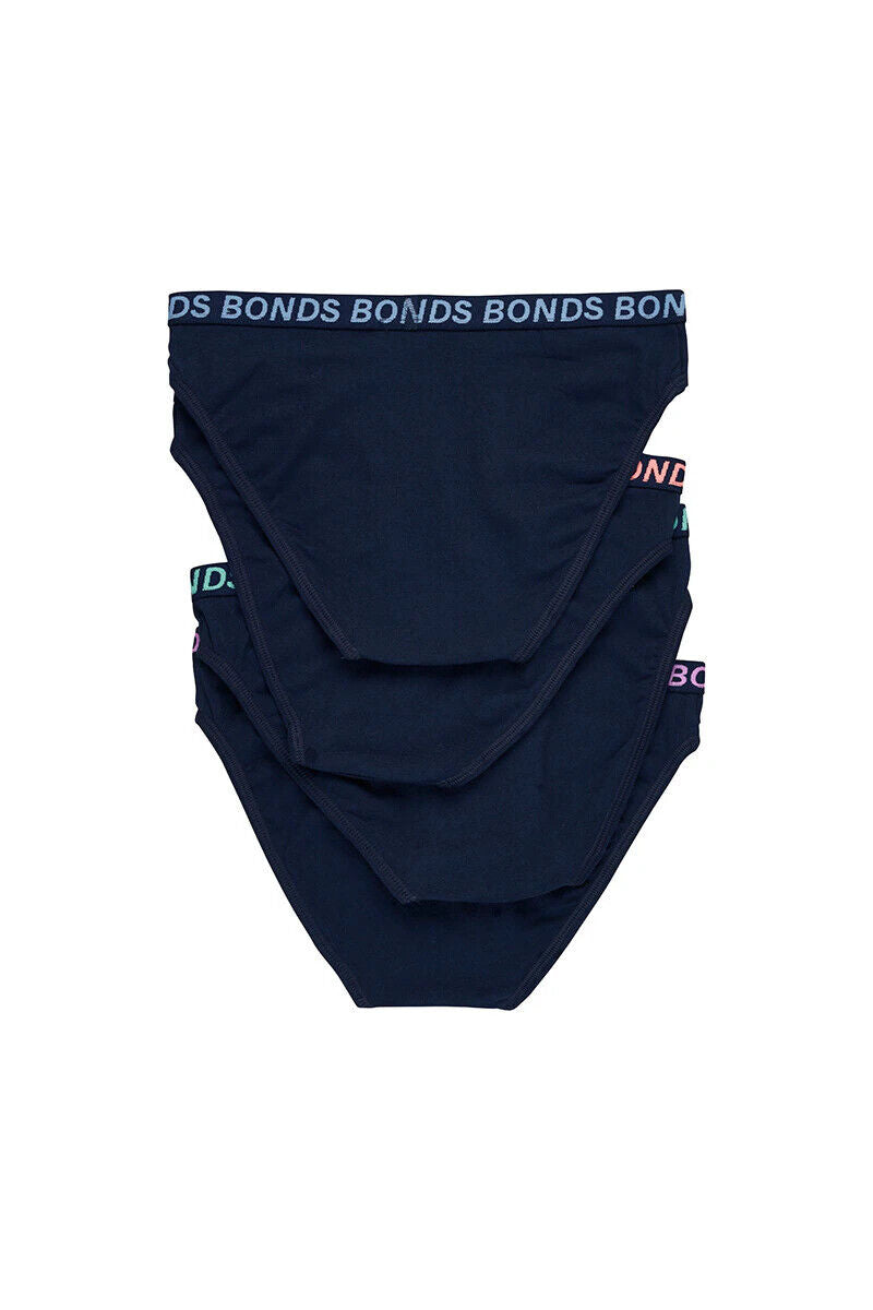 Bonds Girls Bikini Sport Ultimate Comfy and Fresh Moisture Wicking 8 Pack UWKL4A