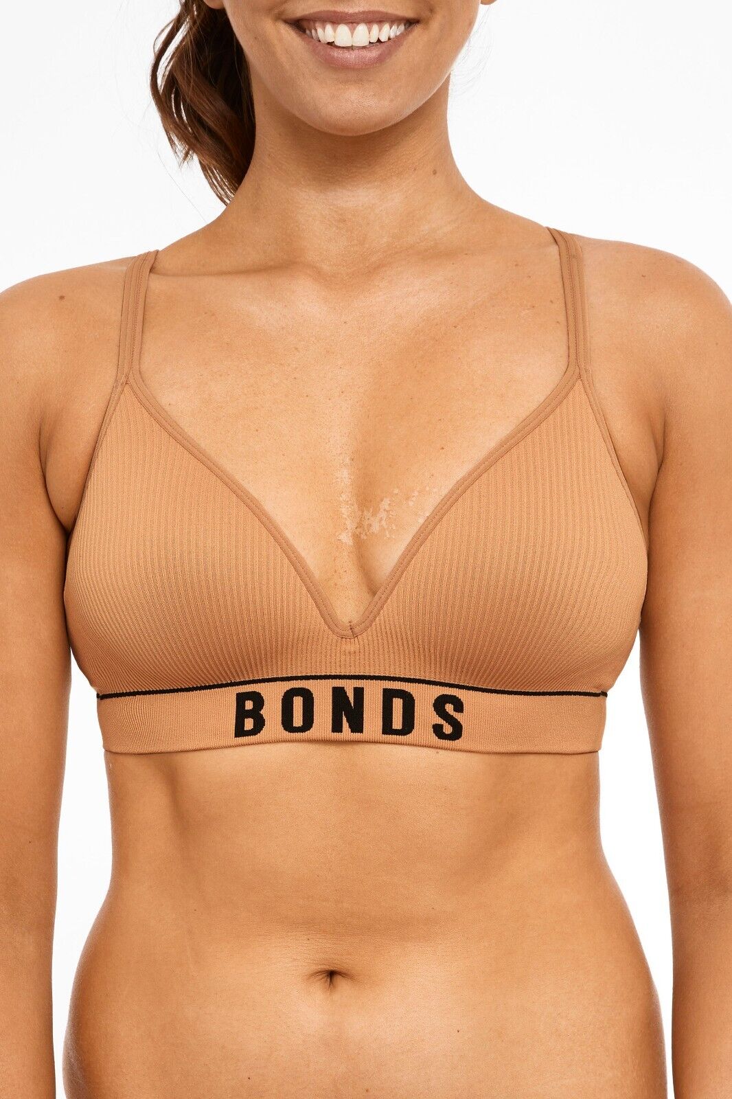Bonds Womens Retro Rib Wirefree Tee Bra Soft & Supportive Underband 6 Pack YXF7W