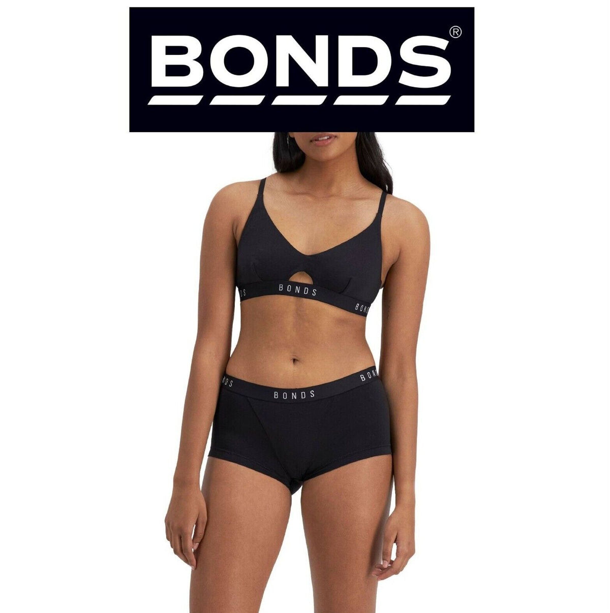 Bonds Womens Originals Boyfit Undies Comfy Soft Stretchy Waist Fit WVGJA