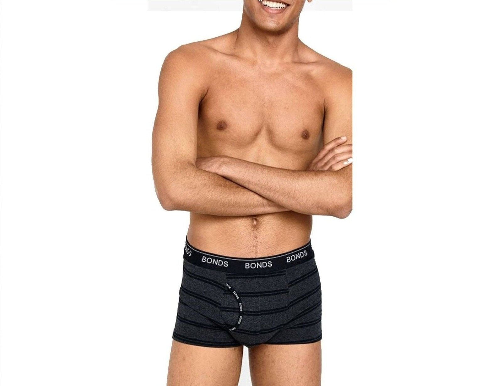 Bonds Mens Guyfront Trunk Ultra Soft Elastic Waistband Seam Free MX3K