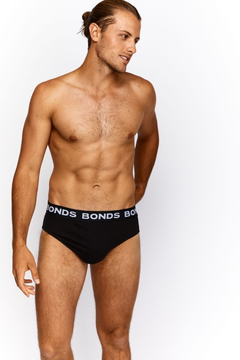 Bonds Mens Hipster Brief  Wide Comfortable Elastic Waistband 10 Pack M8DM5T