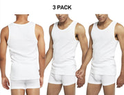 Bonds Mens Organic Chesty Cotton Rib Modern Classic Singlet Shape 3 Pack MX3R