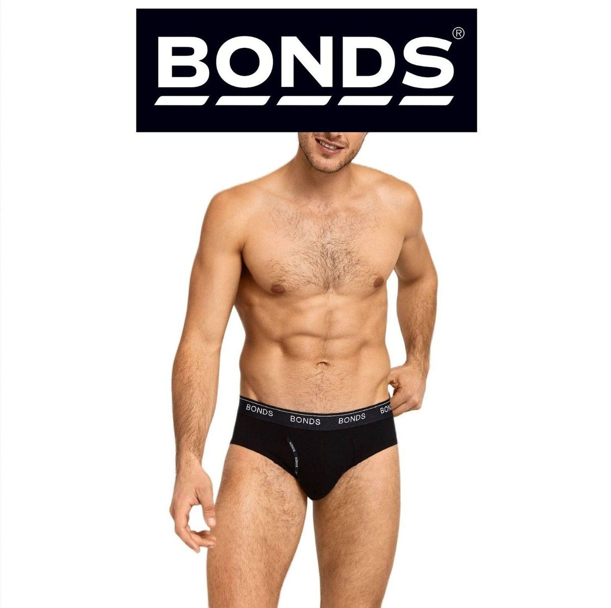 Bonds Mens Guyfront Brief Soft and Stretchy Cotton Functional Fly MZVI