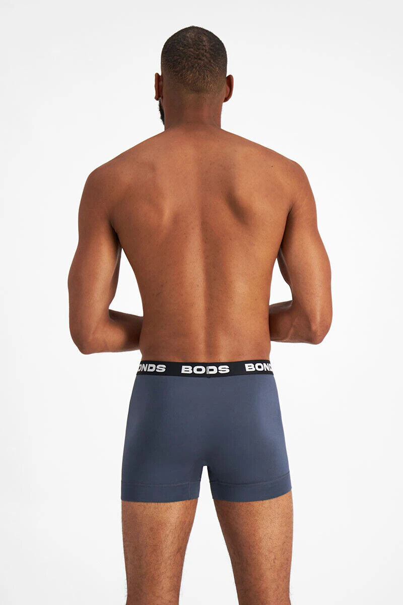 Bonds Mens Total Package Trunk Soft and Breathable Viscose Bamboo 3 Pack MWK83A