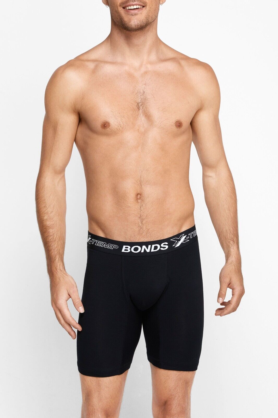 Bonds Mens X-Temp Long Trunk Stretchable Wide Waistband Flat Seams MXEHA