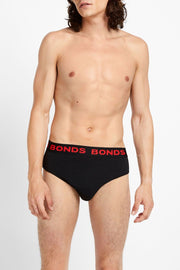 Bonds Mens Hipster Brief  Wide Comfortable Elastic Waistband 10 Pack M8DM5T