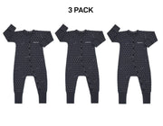 Bonds Baby Wondercool Zip Wondersuit Warmth Two-way Safety Zip 3 Pack BX49A