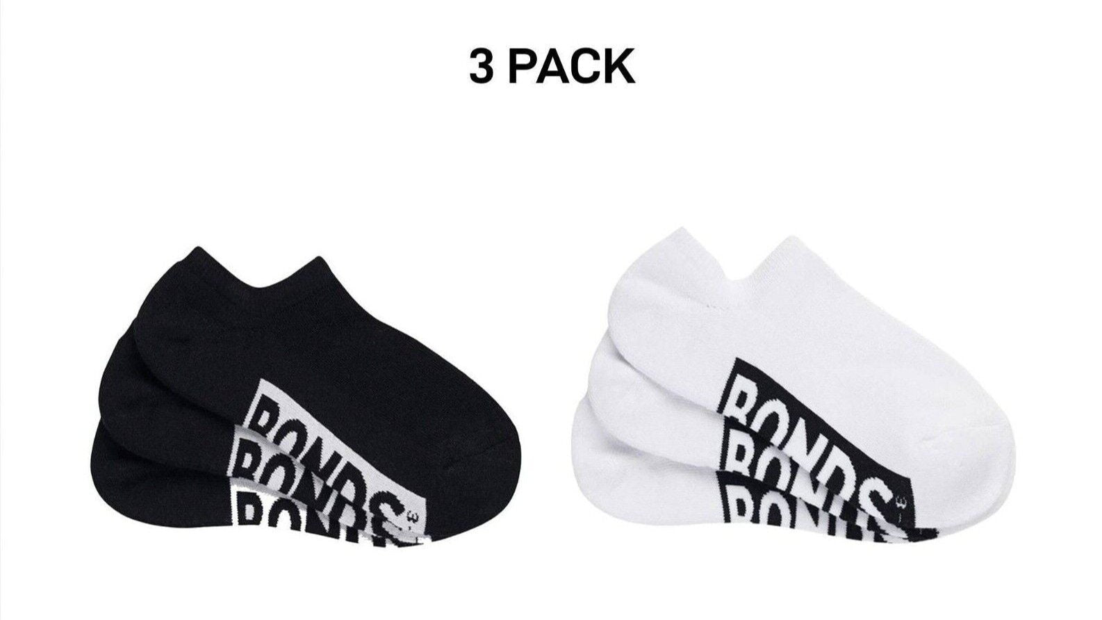 Bonds Womens Cushioned No Show Socks Extra Comfort and Smooth Toe 3 Pack LXPX3N