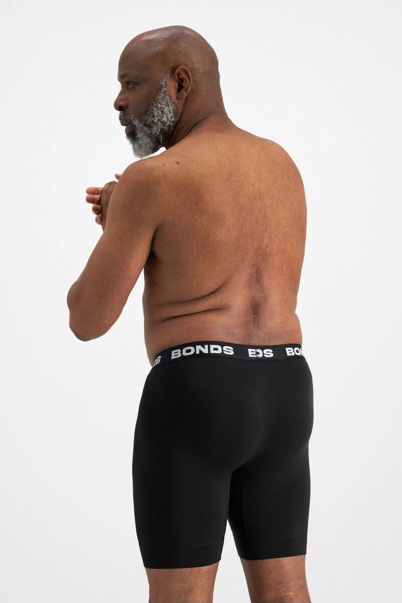 Bonds Mens Total Package Long Trunk Soft and Breathable Support 6 Pack MWHK