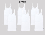 Bonds Girls Teena Singlet Super Soft Cotton Rib Wide Shoulders Top 6 Pack UYXP1B