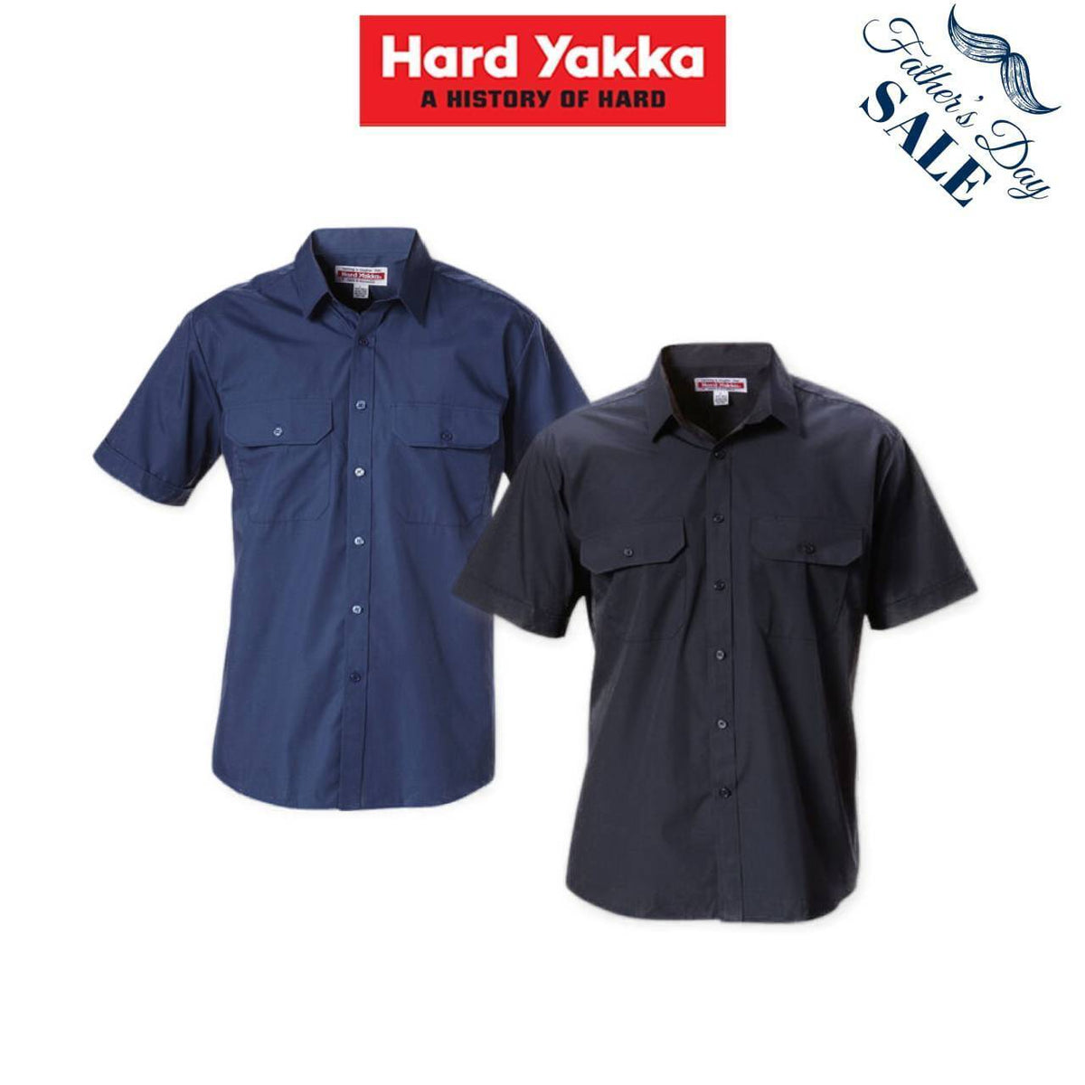 FATHER'S DAY SALE! Mens Hard Yakka Permanent Press Business Work Shirt Y07591