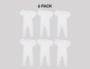Bonds Baby Pointelle Cozysuit Branded Elastic Trim Aussie Cotton 6 Pack BXGGA