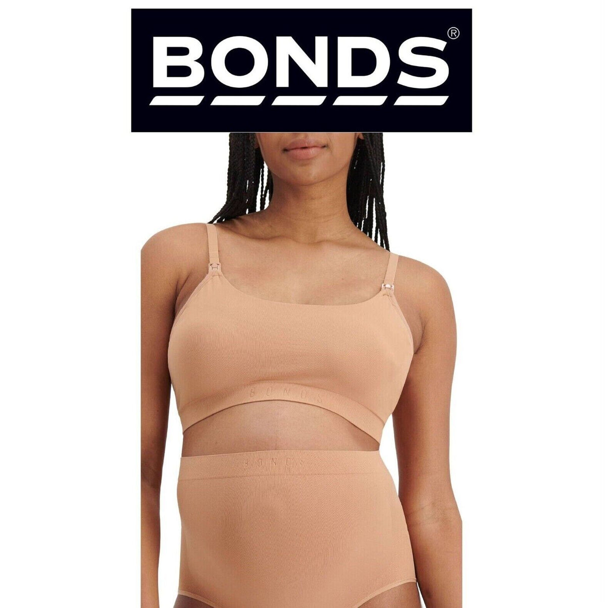 Bonds Womens Bases Maternity Bralette Wirefree & Flexible Comfy Bra YWUG