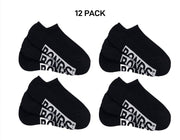 Bonds Mens Logo Cushioned No Show Smooth & Soft Cushioning Socks 12 Pack SXN73N