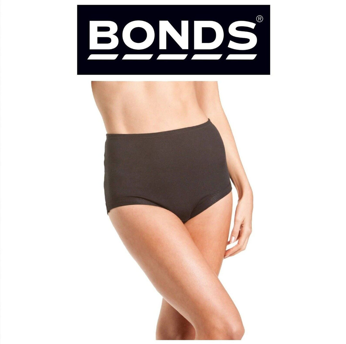 Bonds Womens Cottontails Full Brief With Lycra Comfortable Full Coverage WUFQA