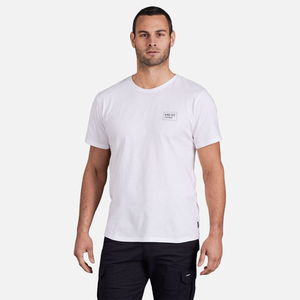 FATHER'S DAY SALE! KingGee Mens Regular Fit Cotton Work Stretch T Shirt K04025