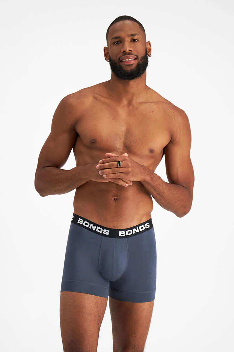 Bonds Mens Total Package Trunk Soft and Breathable Viscose Bamboo 12 Pack MWK83A