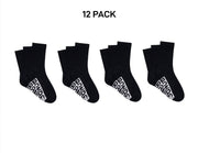 Bonds Mens Logo Cushioned Crew Socks Extra Comfort Smooth Seams 12 Pack SXMW3N