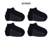 Bonds Mens Logo Lightweight No Show With Mesh Cooling Zone Socks 16 Pack SXN44N