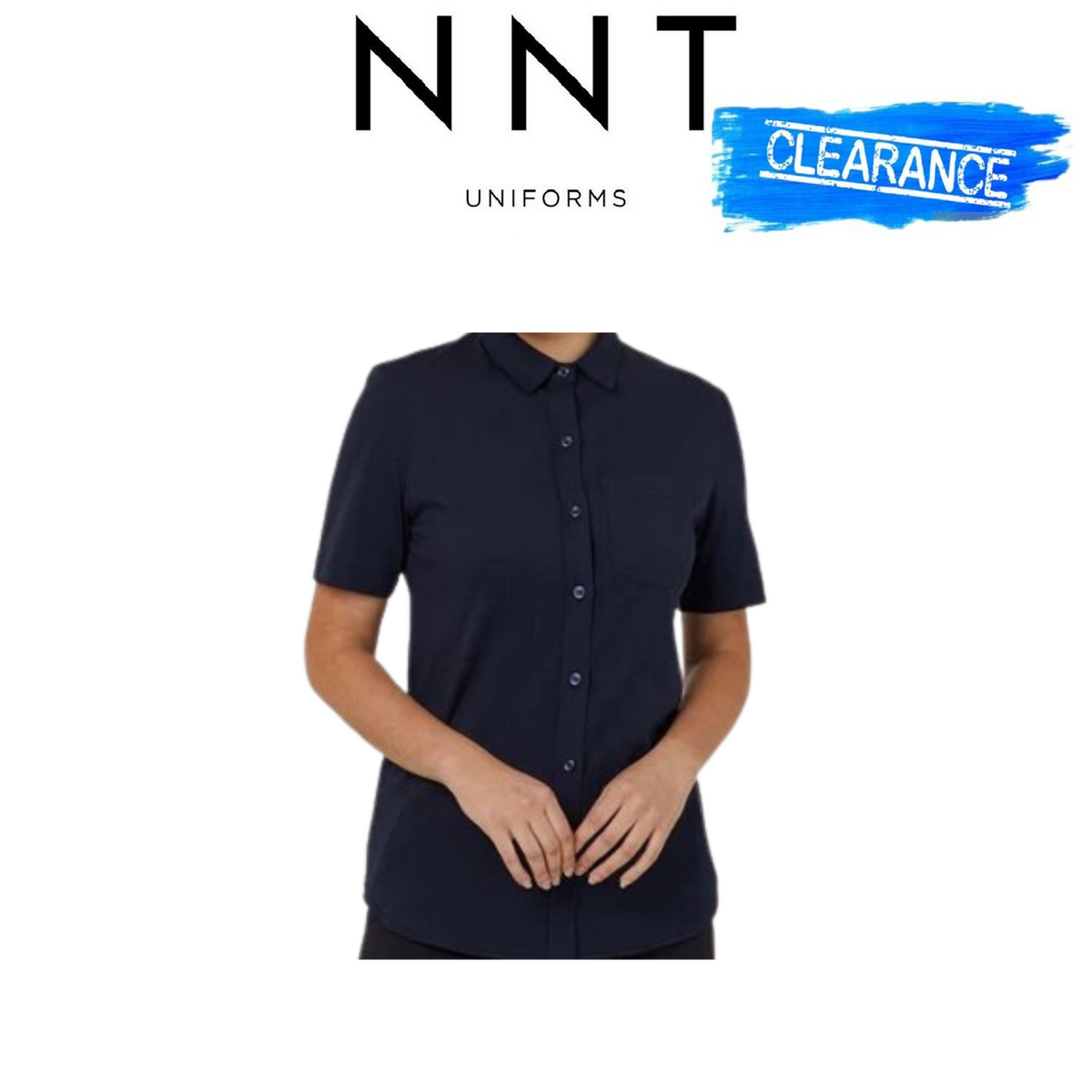 Clearance! NNT Britt Jersey Anti Bac Short Sleeve Shirt Regular Fit CATUFB