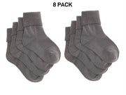 Bonds Kids School Turnover Top Socks Fine toe Seams 8 Pack R5134O