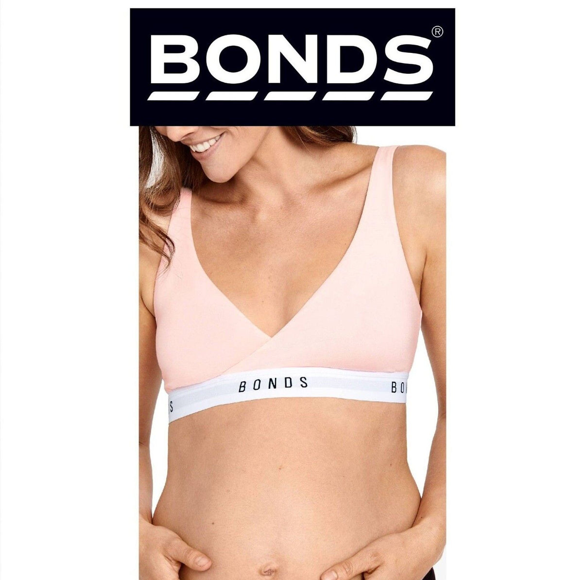 Bonds Womens Original Maternity Wrap Crop Comfy Lightweight Support YXHXY
