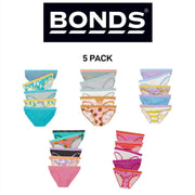Bonds Girls Bikini Soft and Stretchy Perfect Everyday Coverage 5 Pack UWNV5A