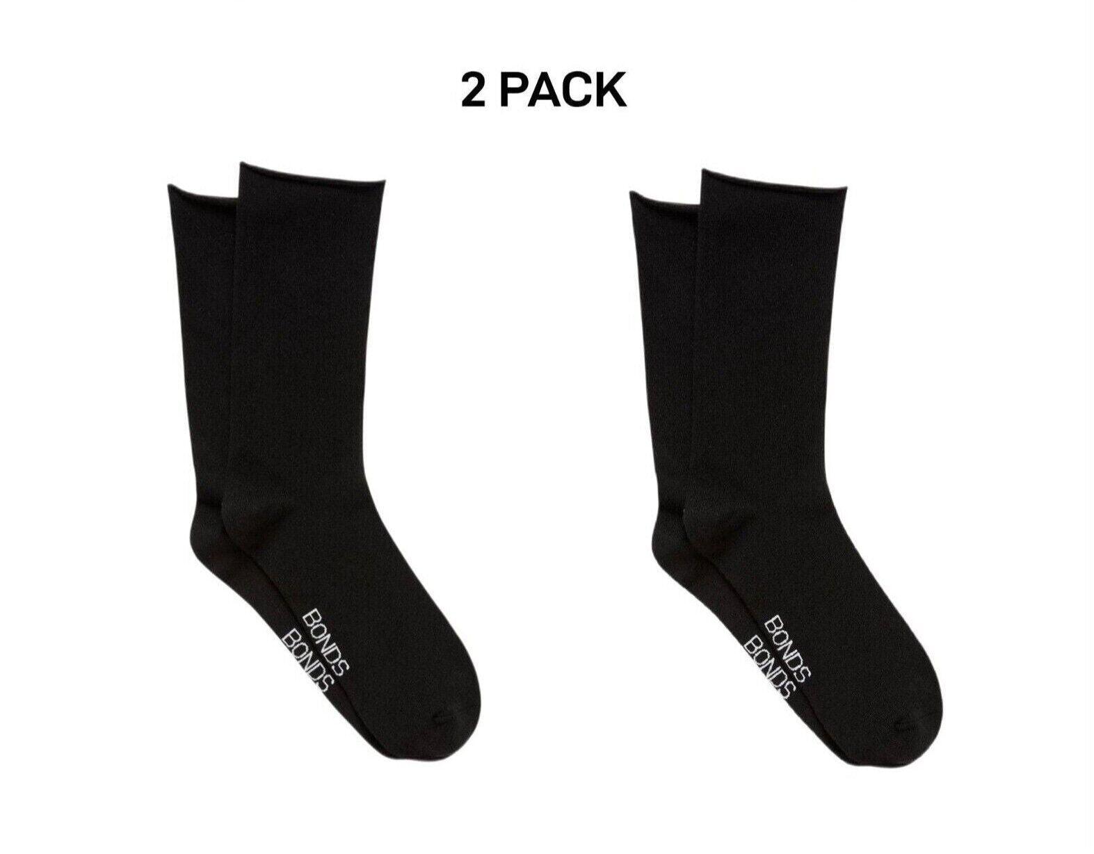 Bonds Womens Supersoft Modal Crew Sock Thin & Lightweight 2 Pack LYM72N
